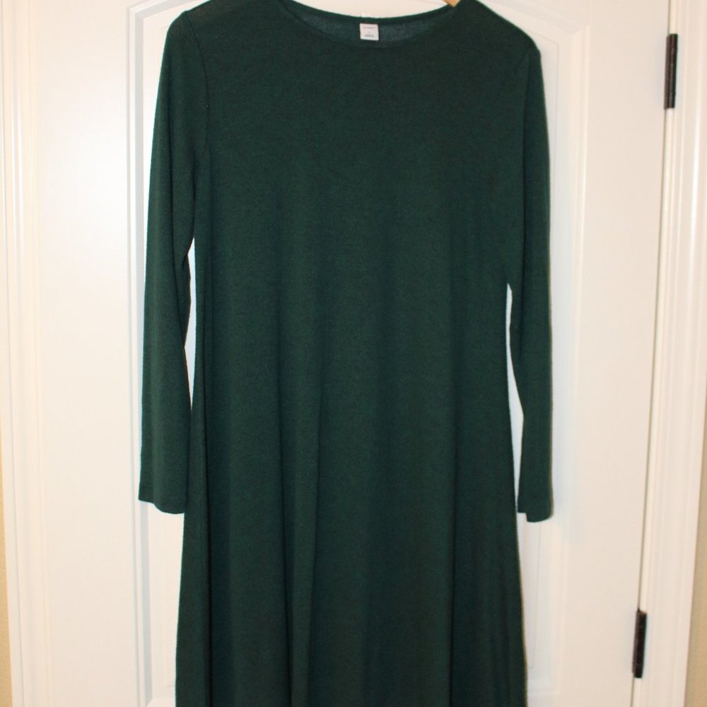 Old Navy Long Sleeve Sweater Dress - Green